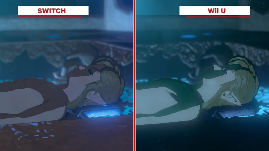The Legend Of Zelda Breath Of The Wild Peu De Differences Entre Wii U Et Switch