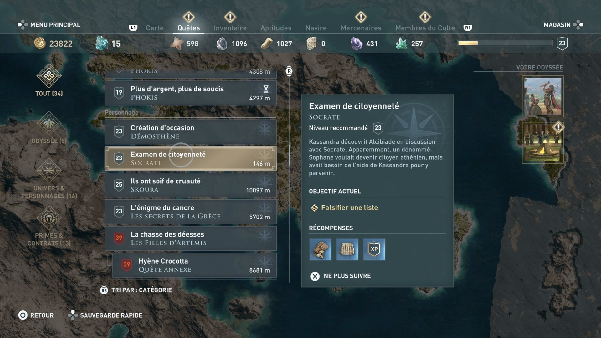 Assassin's Creed Odyssey - Quête Secondaire : Examen de Citoyenneté